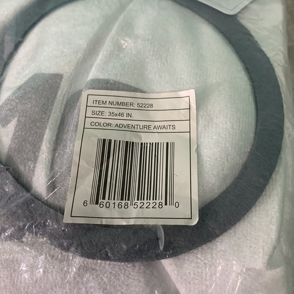 New in package Adventure Awaits them Hudson Baby Milestone Plush Blanket - Picture 4 of 4